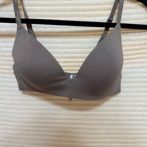 Women’s Shimmery brown Bra - Comfort Support